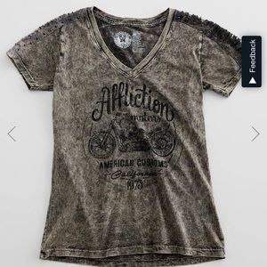 Affliction American customs rider t shirt